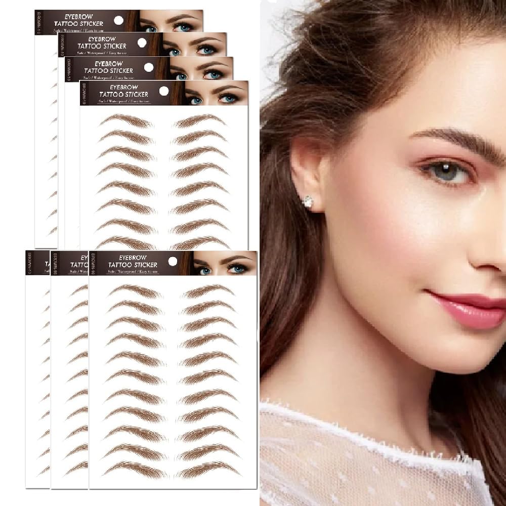 4D Qaş Tatuirovkası və Saxta Qaş Makiyajı Stikeri ilə Mükəmməl Formalı Qaşlara nail olmaq
