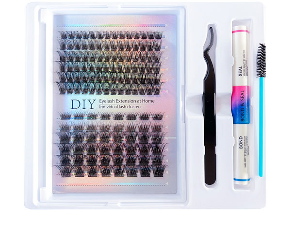 Təbii Görünüşlü DIY Mink Kirpik Uzatmaları üçün Ən Yaxşı Pingdu Sparkling Eyelash® Məhsulları