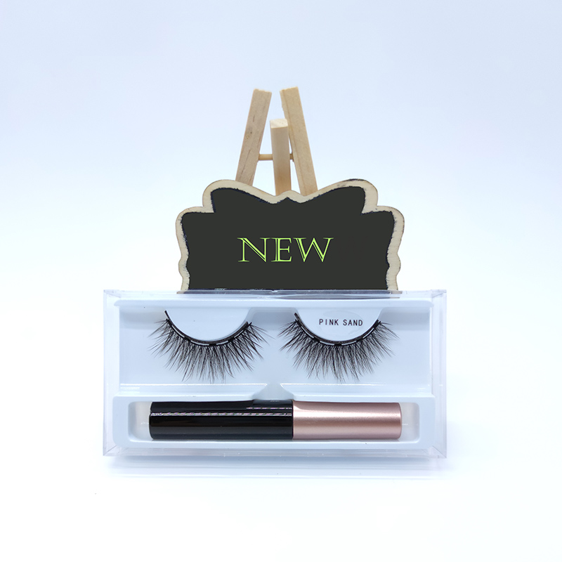 3D Faux Mink 1 Cüt Maqnetik Kirpik Göz Layneri Dəsti
