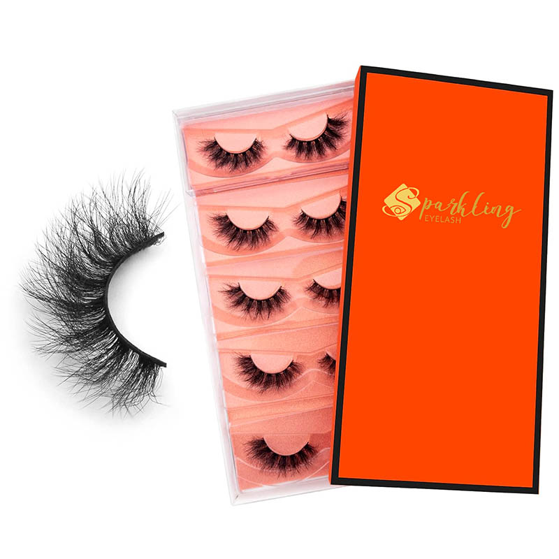 6D Fluffy Wispy Eyelashes Strip Kirpiklər