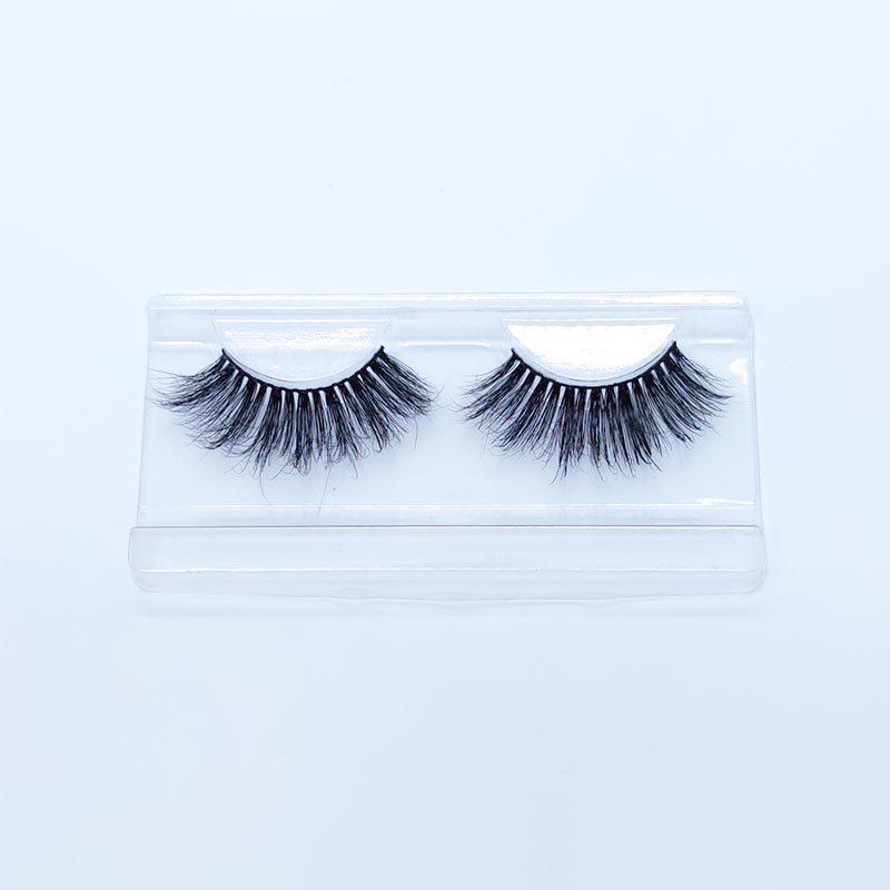 8D Mink Eyelashes Wispy Fluffy Lashes Təbii Görünüşlü İpək Kirpiklər 12-18mm