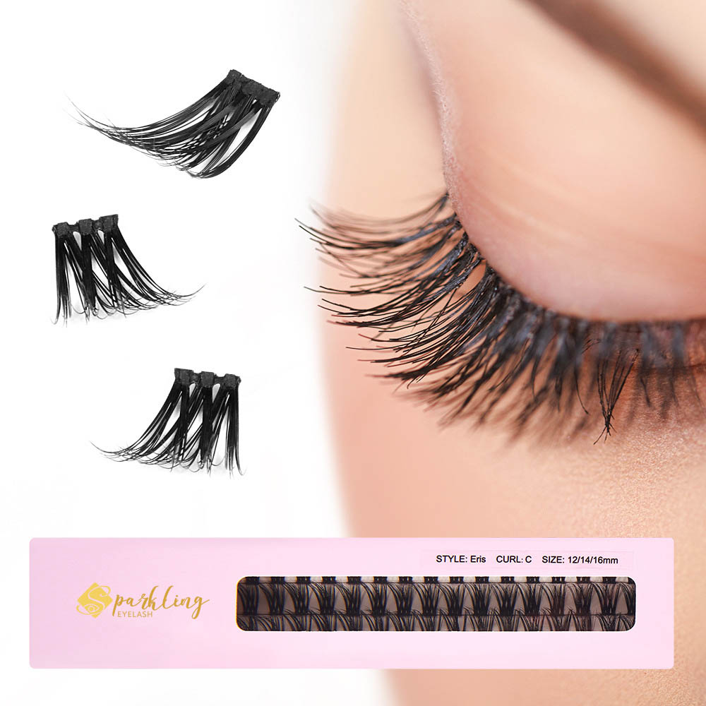 DIY Kirpik Uzatma D Curl Uzun Fərdi Kirpiklər