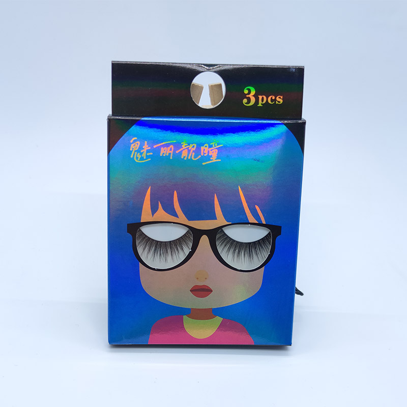 Təbii Görünüşlü Wispy Lashes 3D Eyelashes 3 Çox Paketli Yumşaq Pambıq Bant