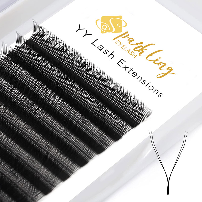 YY Formalı Kirpik Uzatmaları 2D Premade Fans Eyelash